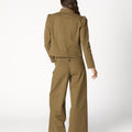 BLAZER BOLSILLOS BOTÓN KHAKI