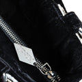 BOLSO TERCIOPELO NEGRO BEADS