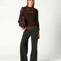 CAMISA LACE MARRÓN