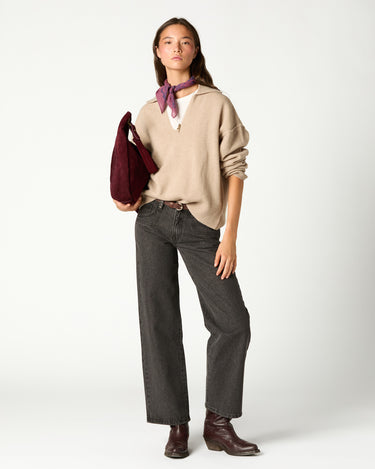 BROWN GLACÉ POLO SHIRT