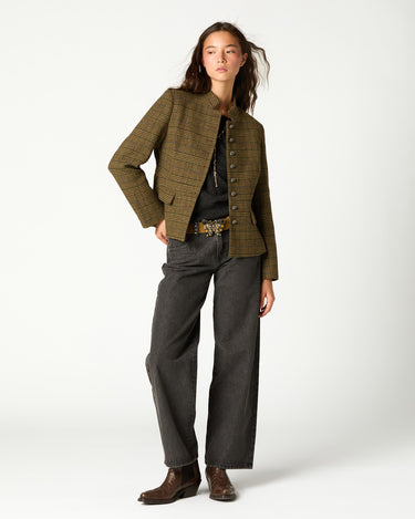 BLAZER AUSTRIACA CUADROS VERDE