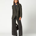 BLAZER DOBLE BOTONADURA CUADROS GREY