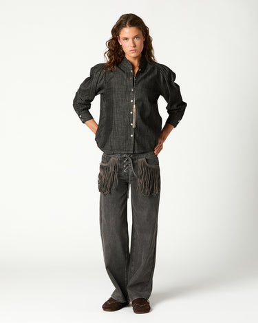 CAMISA VAQUERA NEGRA