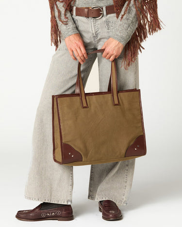 BOLSO ESTUDIANTE SARGA KHAKI